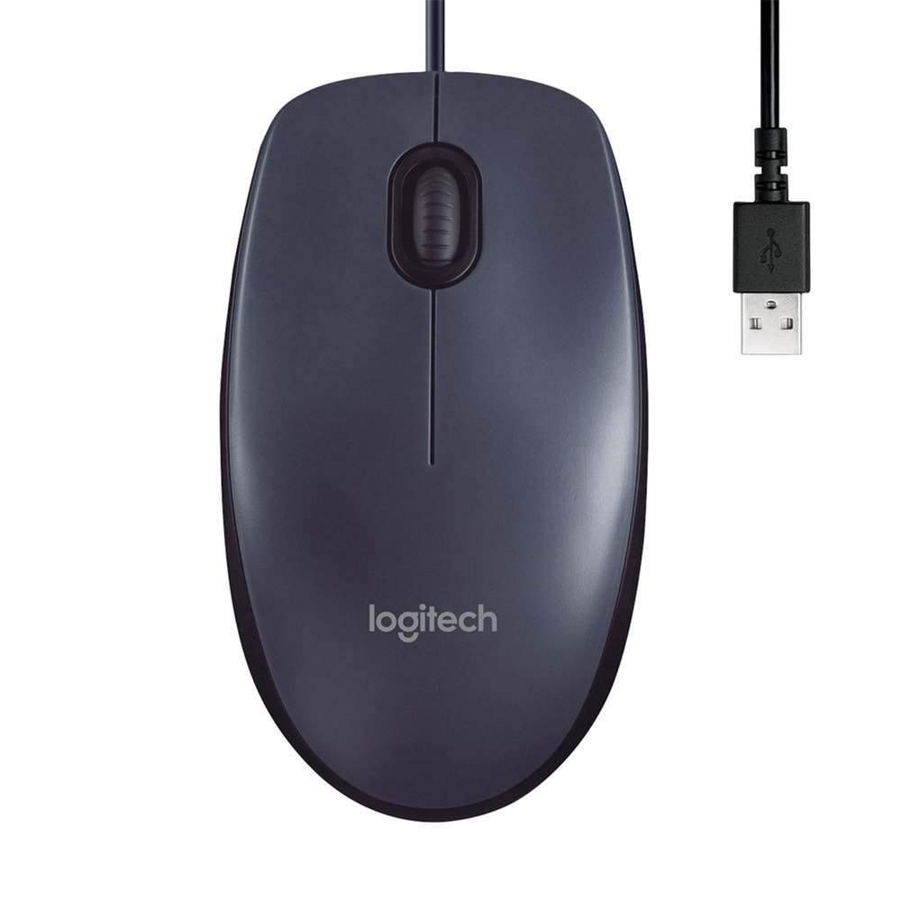 Logitech B100 Black USB Mouse 910-003357