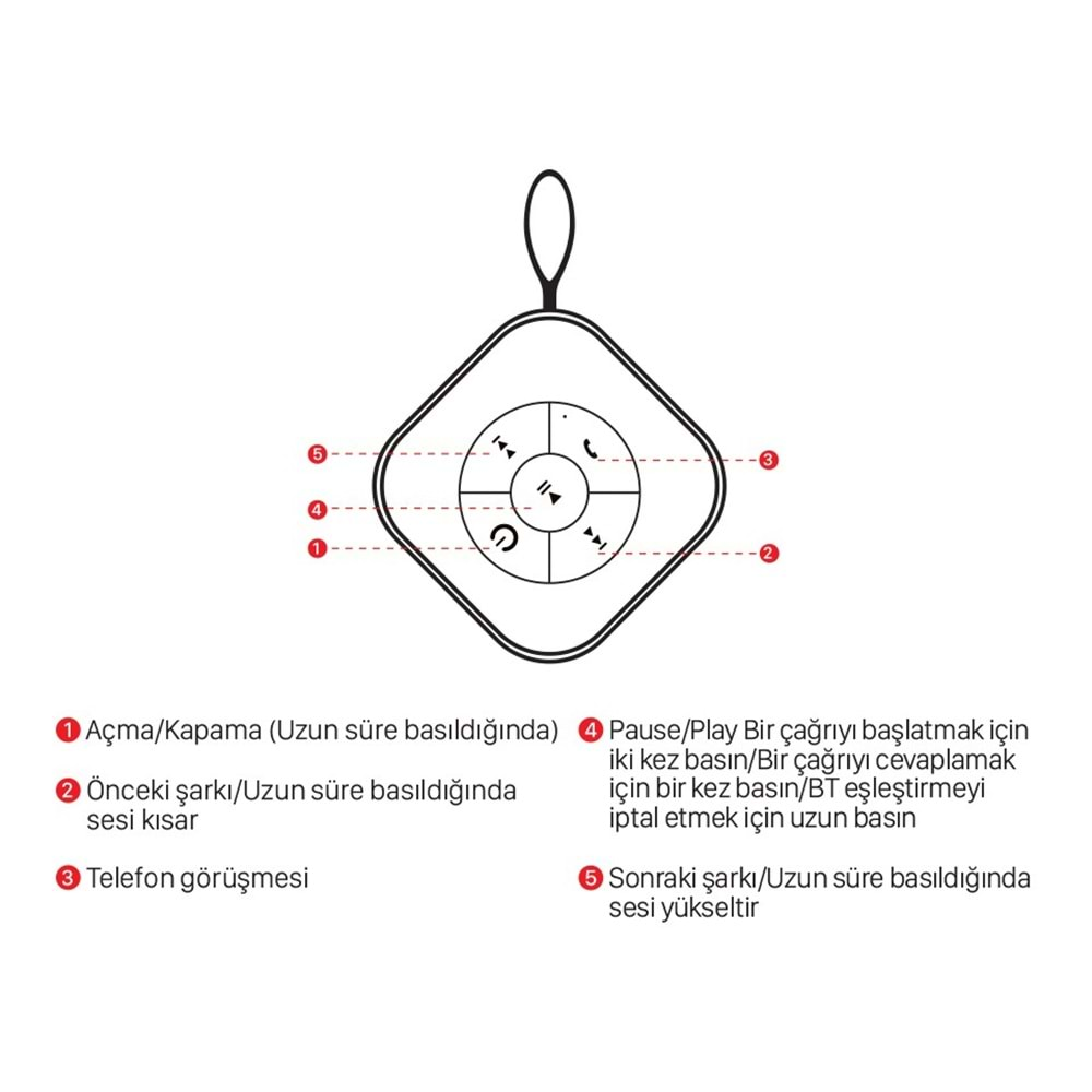 FRISBY FS-184BT 2.0 Bluetooth Hoparlör Siyah