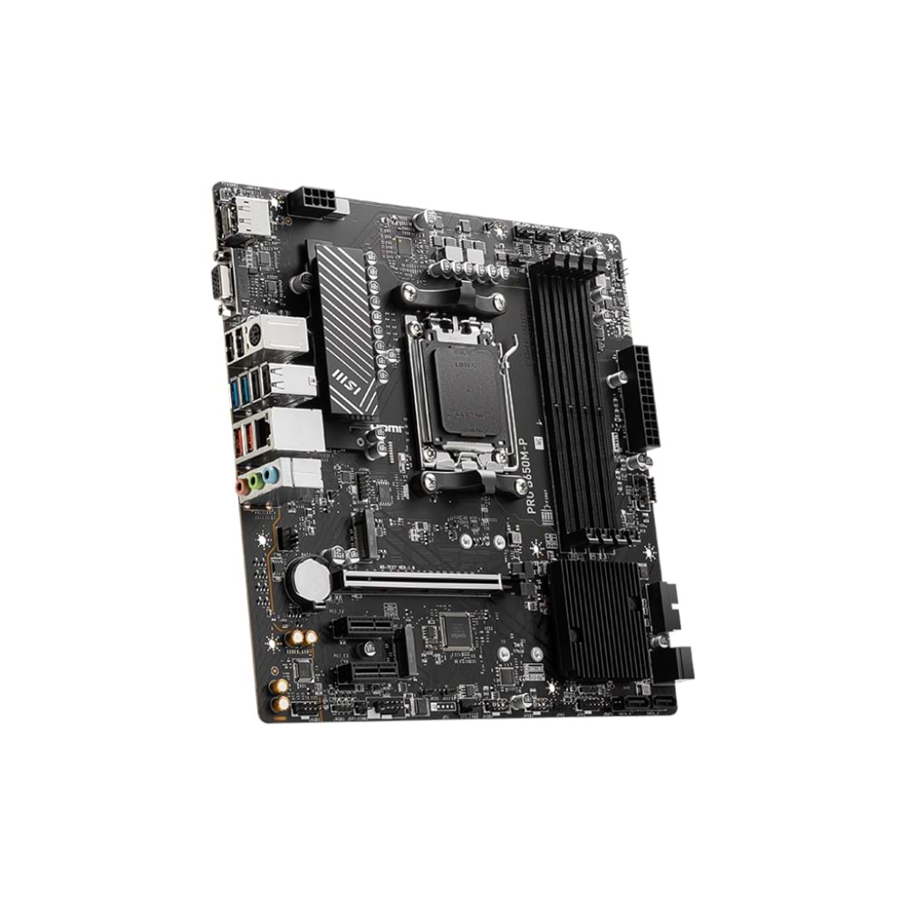 MSI PRO B650M-P AM5 DDR5 SES GLAN DP/HDMI/VGA SATA3 USB3.2 mATX